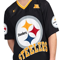 Pack de t-shirts à manches courtes et longues Starter noir blanc Pittsburgh Steelers pour homme