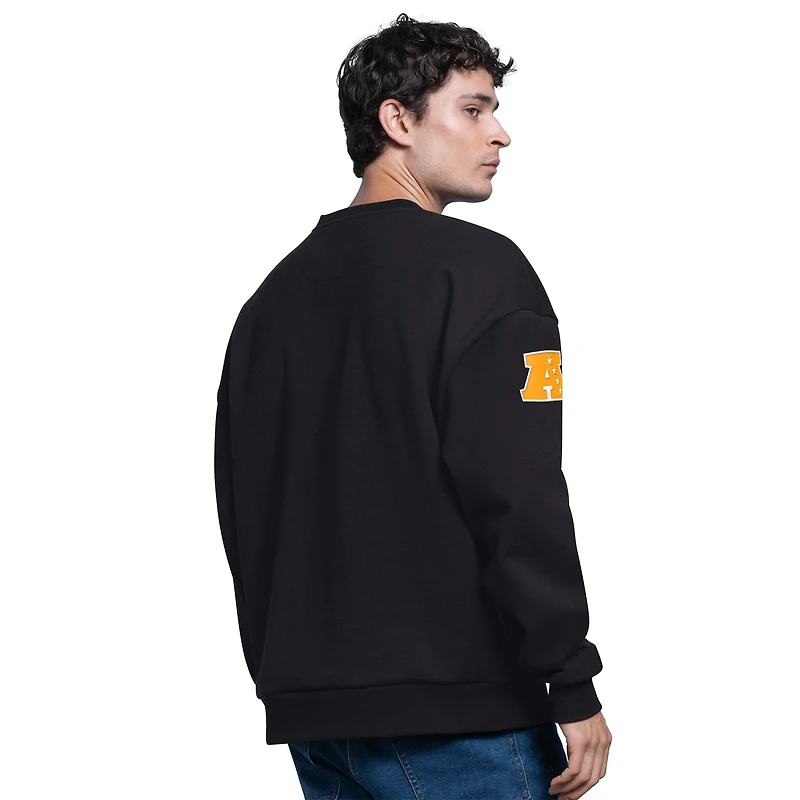 Sweat-shirt ras du cou en polaire noir Blitz des Pittsburgh Steelers pour homme