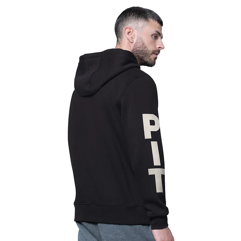 Sweat à capuche en polaire Starter noir Pittsburgh Steelers Handoff pour homme