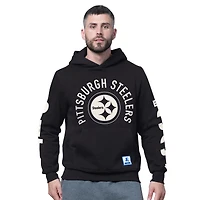 Men's Starter  Black Pittsburgh Steelers Handoff Hoodie