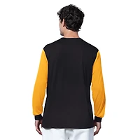 Men's Starter Black Pittsburgh Steelers Thursday Night Gridiron Long Sleeve T-Shirt