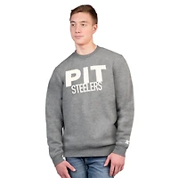 Sweat-shirt d'assistance gris anthracite pour homme des Pittsburgh Steelers