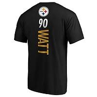 Men's T.J. Watt Black Pittsburgh Steelers Playmaker T-Shirt