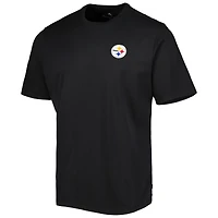 Men's Tommy Bahama Black Pittsburgh Steelers Bali Skyline T-Shirt