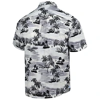 Chemise boutonnée Tommy Bahama Pittsburgh Steelers Sport Tropical Horizons pour homme, noire