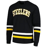 Men's Tommy Hilfiger Black/Gold Pittsburgh Steelers Nolan Long Sleeve T-Shirt