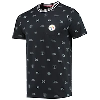 Men's Tommy Hilfiger Black Pittsburgh Steelers Essential Pocket T-Shirt