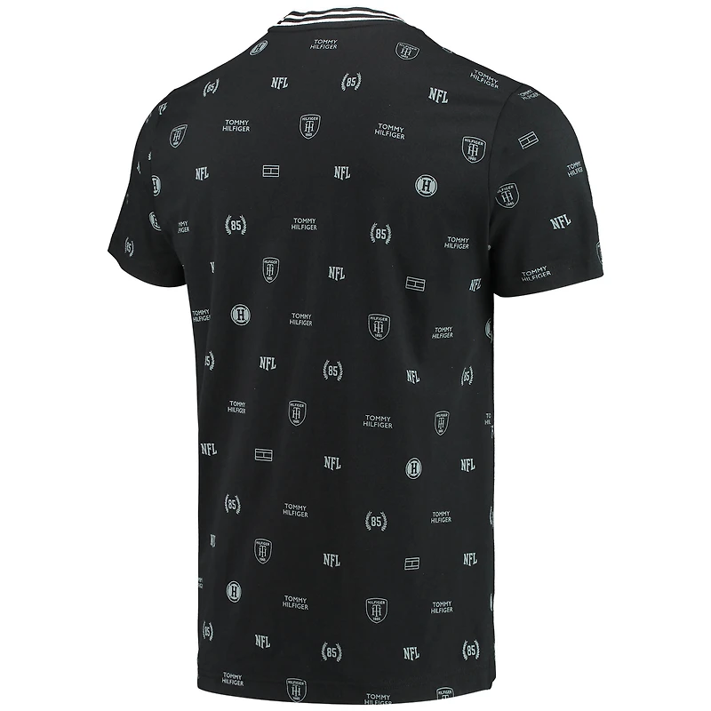 Men's Tommy Hilfiger Black Pittsburgh Steelers Essential Pocket T-Shirt