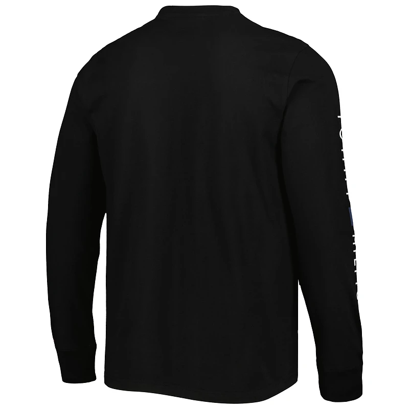 Men's Tommy Hilfiger Black Pittsburgh Steelers Peter Team Long Sleeve T-Shirt