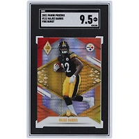 Carte de recrue authentifiée 9,5 SGC Panini Phoenix Fire Burst #111 des Pittsburgh Steelers 2021 de Najee Harris