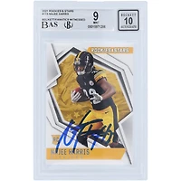 Carte de recrue Panini Rookies & Stars 2021 autographiée par Najee Harris des Pittsburgh Steelers #113 Beckett Fanatics Witnessed Authenticated 9/10
