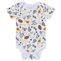 Newborn & Infant WEAR by Erin Andrews Pittsburgh Steelers Three-Piece Turn Me Around Bodysuits Pant Set