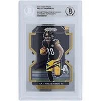 Carte de recrue authentifiée Beckett Fanatics 2021 de Pat Freiermuth des Pittsburgh Steelers Panini Prizm #362
