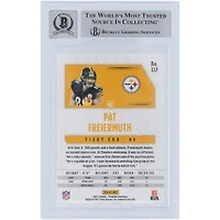 Pat Freiermuth Pittsburgh Steelers Autographed 2021 Panini Phoenix Fire Burst #117 Beckett Fanatics Witnessed Authenticated 9/10 Rookie Card