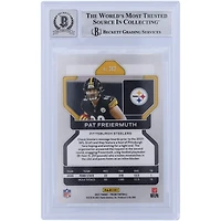 Carte de recrue Panini Prizm #362 2021 autographiée par Pat Freiermuth des Pittsburgh Steelers, Beckett Fanatics Witnessed Authenticated 10 Rookie