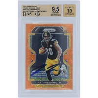 Carte de recrue autographiée Panini Prizm Orange Disco #362 2021 des Steelers de Pittsburgh, 9,5/10, témoin des fanatiques de Beckett