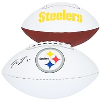 Pat Freiermuth Pittsburgh Steelers Autographed Franklin White Panel Football