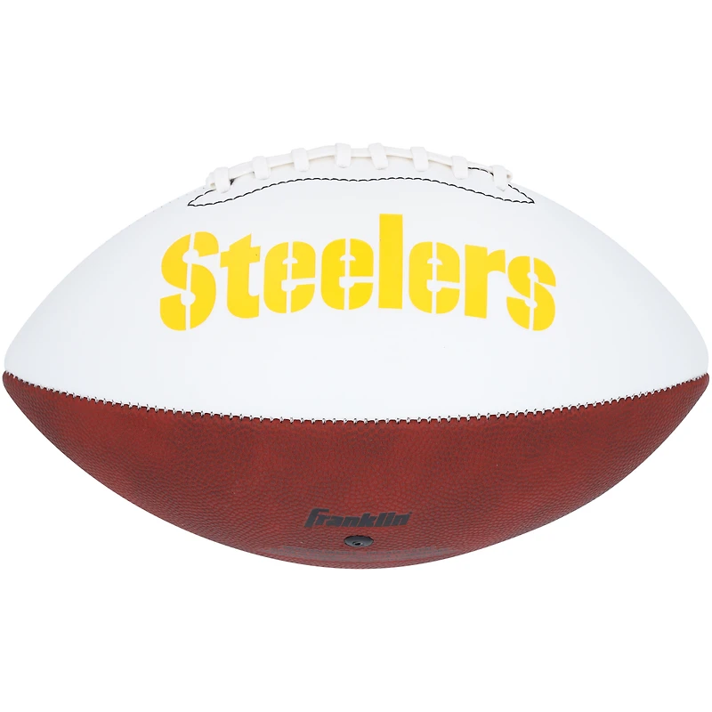 Pat Freiermuth Pittsburgh Steelers Autographed Franklin White Panel Football