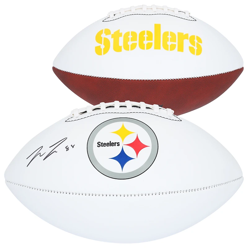 Pat Freiermuth Pittsburgh Steelers Autographed Franklin White Panel Football