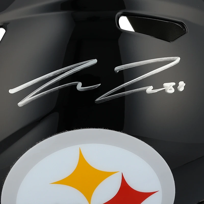 Casque Riddell authentique rétro Speed ​​1963-76 autographié par Pat Freiermuth des Steelers de Pittsburgh