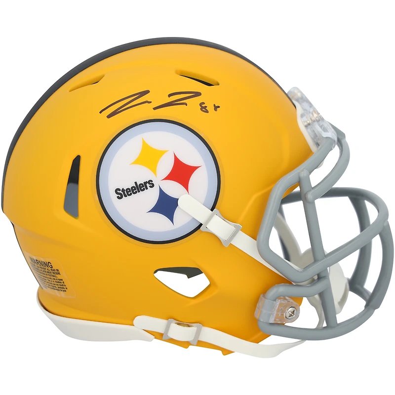 Pat Freiermuth Pittsburgh Steelers Autographed Riddell 2025 Alternate Speed Mini Helmet