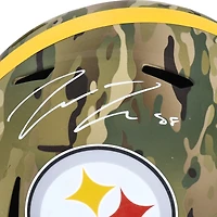 Casque réplique autographié Riddell Camo Speed ​​des Pittsburgh Steelers par Pat Freiermuth
