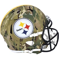 Casque réplique autographié Riddell Camo Speed ​​des Pittsburgh Steelers par Pat Freiermuth