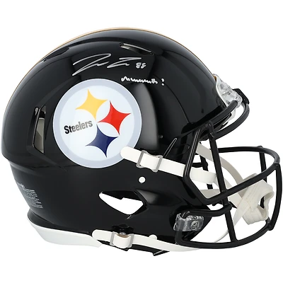 Pat Freiermuth Pittsburgh Steelers Autographed Riddell Speed Authentic Helmet with "Muuuth!" Inscription