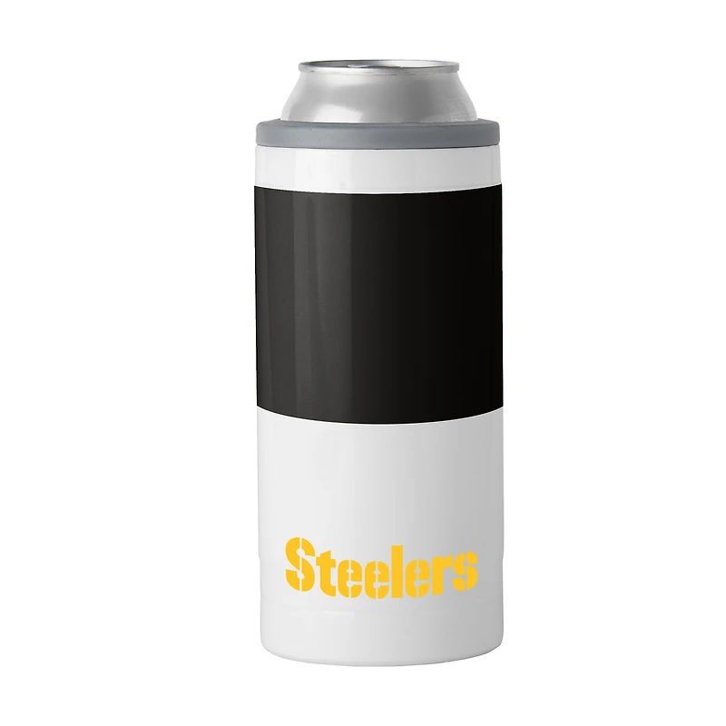 Pittsburgh Steelers 12oz. Colorblock Slim Can Cooler