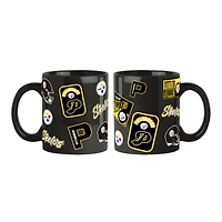 Pittsburgh Steelers 2-Pack 15oz. Color Mug Set