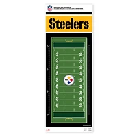 Pittsburgh Steelers - Tableau de croissance des décalcomanies repositionnables sur le terrain de 24'' x 60''