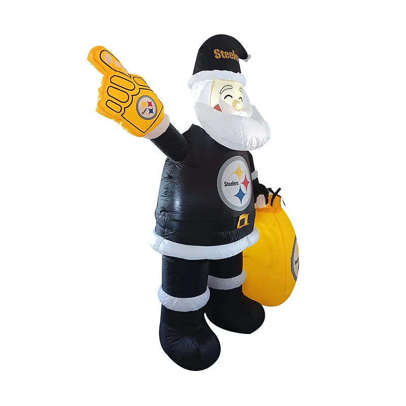 Père Noël gonflable Pittsburgh Steelers de 2,13 m