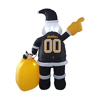 Père Noël gonflable de 7 pieds des Steelers de Pittsburgh