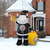 Père Noël gonflable de 7 pieds des Steelers de Pittsburgh