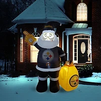 Père Noël gonflable de 7 pieds des Steelers de Pittsburgh