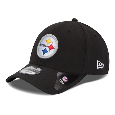 Pittsburgh Steelers New Era 39THIRTY Team Classic Flex Hat - Black