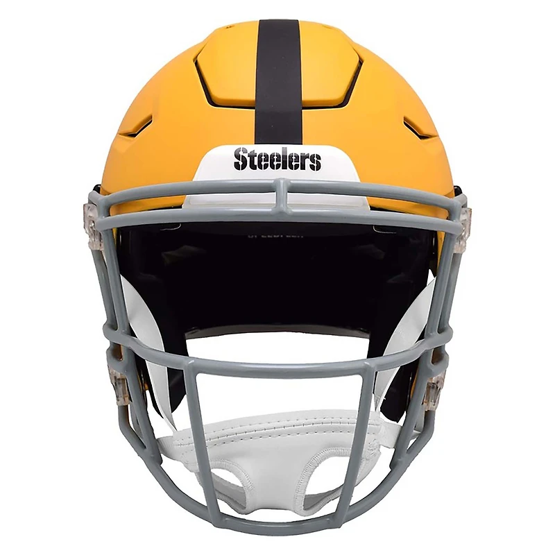 Casque authentique Riddell 2025 Alternate Speed ​​Flex des Pittsburgh Steelers