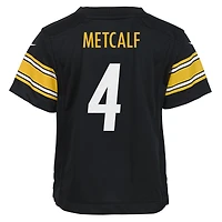 Preschool Nike D.K. Metcalf Black Pittsburgh Steelers Team Game Jersey