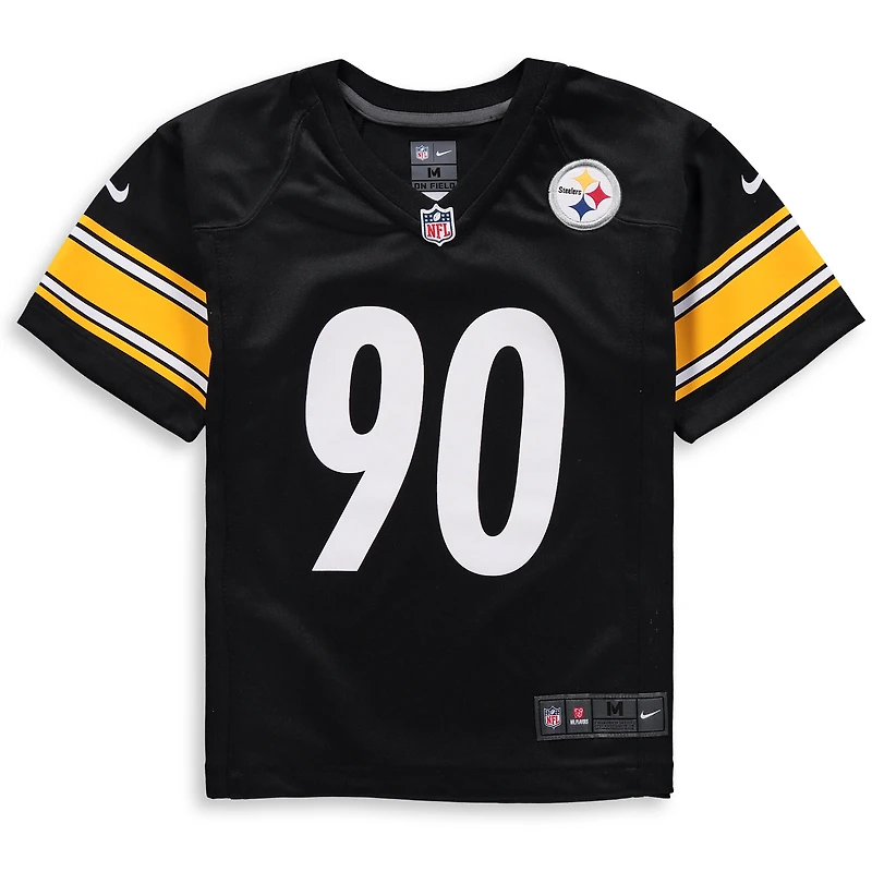 Nike T.J. préscolaire Maillot de match des Steelers Pittsburgh noir Watt