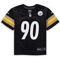 Nike T.J. préscolaire Maillot de match des Steelers Pittsburgh noir Watt