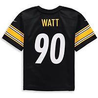 Nike T.J. préscolaire Maillot de match des Steelers Pittsburgh noir Watt