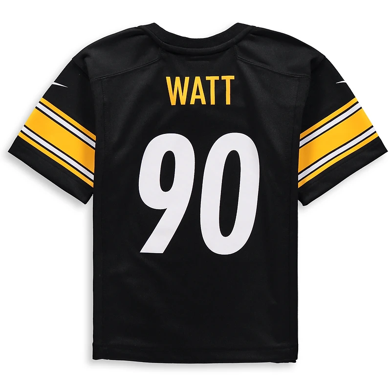 Nike T.J. préscolaire Maillot de match des Steelers Pittsburgh noir Watt