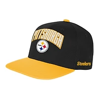 Preschool Outerstuff Black Pittsburgh Steelers Essentials Snapback Hat