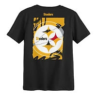 Preschool Outerstuff Black Pittsburgh Steelers Posterize T-Shirt