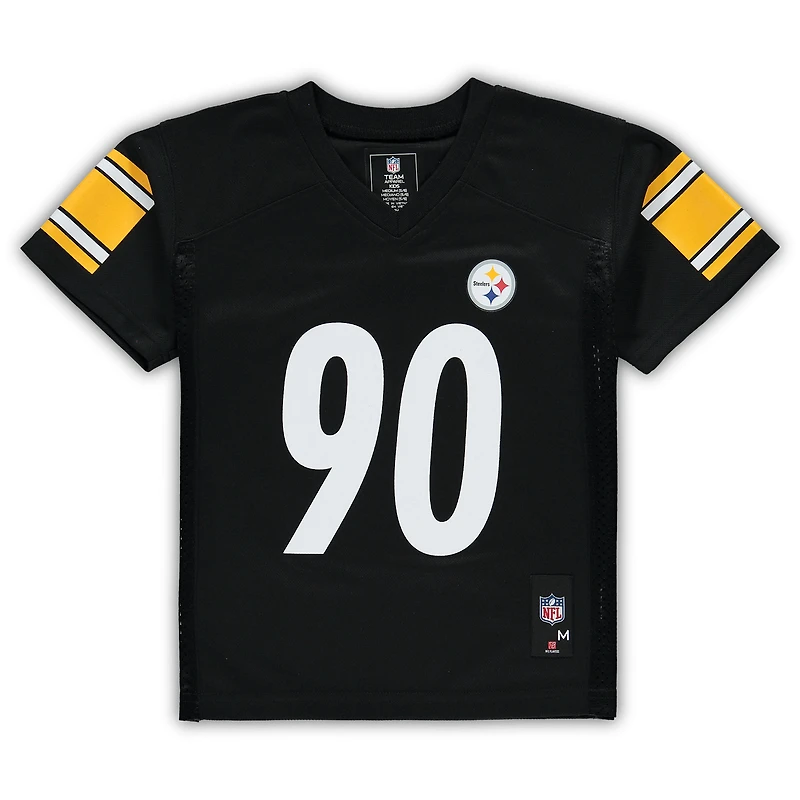 Preschool T.J. Watt Black Pittsburgh Steelers Replica Player Jersey