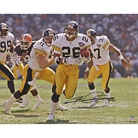 Photo de retour d'interception autographiée par Rod Woodson (Pittsburgh Steelers), 40 x 50 cm
