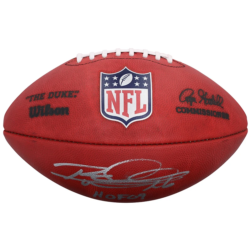 Rod Woodson Pittsburgh Steelers Autographed Duke Full Color Football with "HOF 09" Inscription