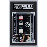 Carte 8,5 authentifiée Panini Absolute Triple GU Relic n° 31 n° 23/50 SGC des Steelers de Pittsburgh 2010 de Terry Bradshaw