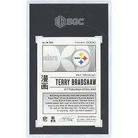 Terry Bradshaw Pittsburgh Steelers 2024 Panini Prizm Manga Case Hit #M-TBR SGC Authenticated 9 Card
