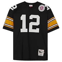 Terry Bradshaw Pittsburgh Steelers Autographed Black Mitchell & Ness Authentic Jersey with "HOF 89" Inscription
